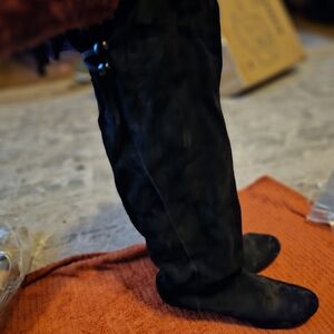 SHEIN Black Over the Knee Boots